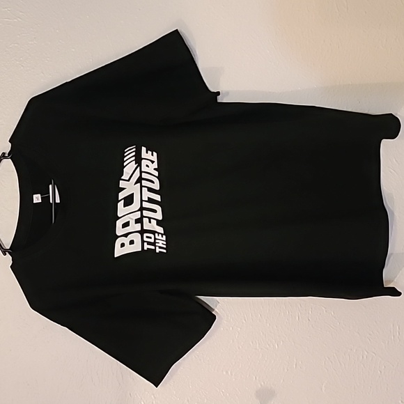 Back To The Future Graphic T Shirt Glow in the Dark Black Unisex Size 2XL - Picture 4 of 13